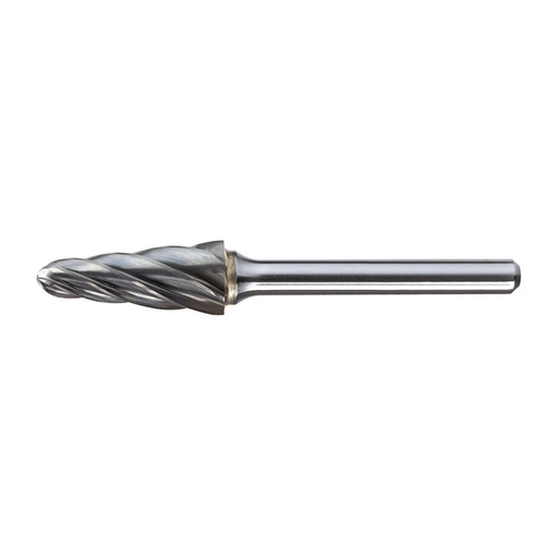 [170-SL-6AL] 5/8in Included Angle Carbide Burr, 1/4in shank dia. - Aluminium Cut