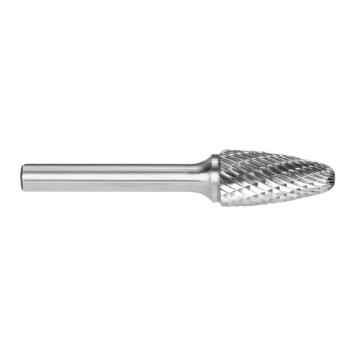 [170-SF-5DCS] 1/2in Tree Radius Nose Carbide Burr | Silver Series