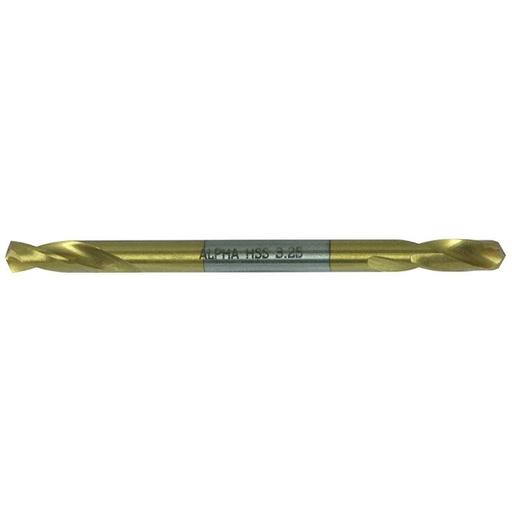 [170-C9D11] No.11 Gauge (4.85mm) Double Ended Panel Drill Bit Carded 2pk - Gold Series
