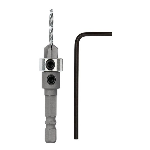 [170-HS02404] 2.4mm (3/32in) HSS Countersink with Drill Bit