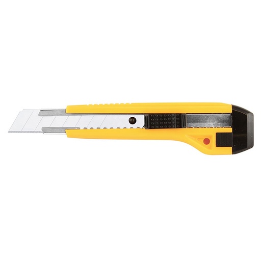 [170-902-1] Yellow Auto-lock Cutter with Metal Insert 18mm