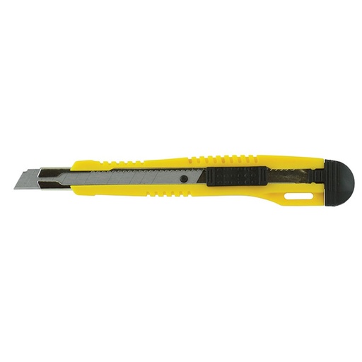 [170-905-1] Yellow Plastic Auto-Lock Cutter 9mm