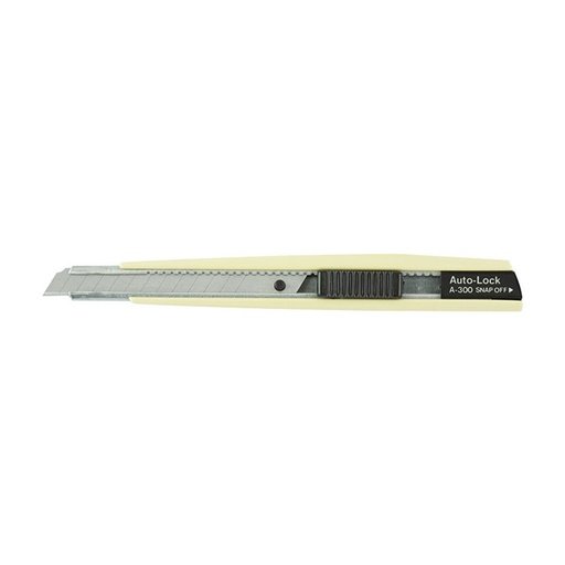 [170-A-300] Cream Autolock Cutter with Stainless Sleeve 9mm