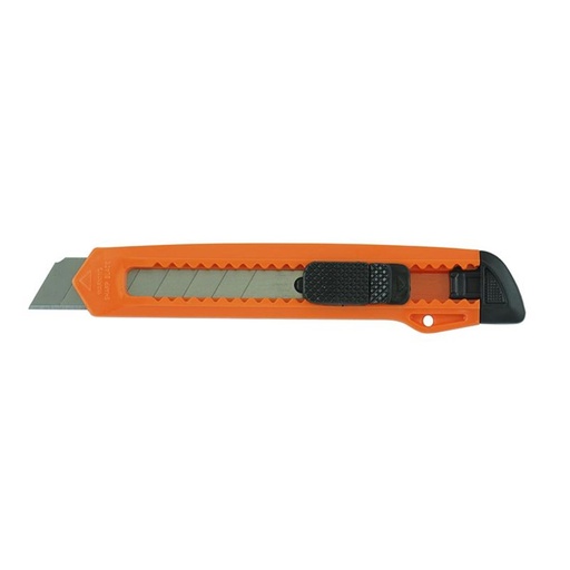 [170-D-803A] Orange 18mm Plastic Cutter Carded
