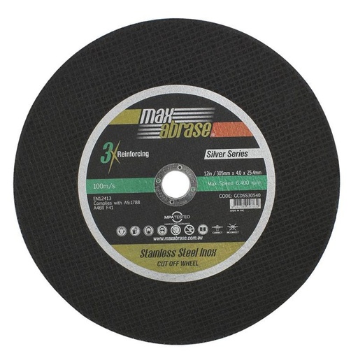 [170-GCDSS30540] Cutting Disc 305 x 4 x 25.4mm Silver Series Bulk