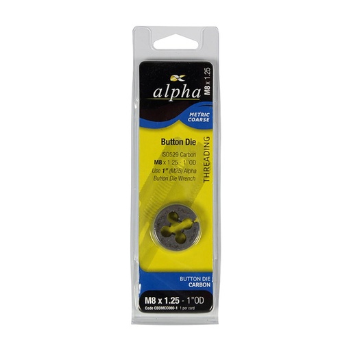 [170-CBDUNFC716-1] Carbon Button Die UNF-7/16 x 20-1OD-carded