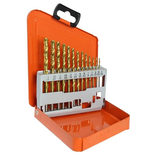 [170-SI13] 13pc Imperial Alpha Gold Series Drill Set 1/16-1/4in