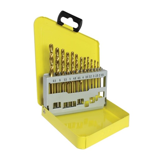 [170-SM13] 13 Piece | Alpha Gold Series Metric Drill Set
