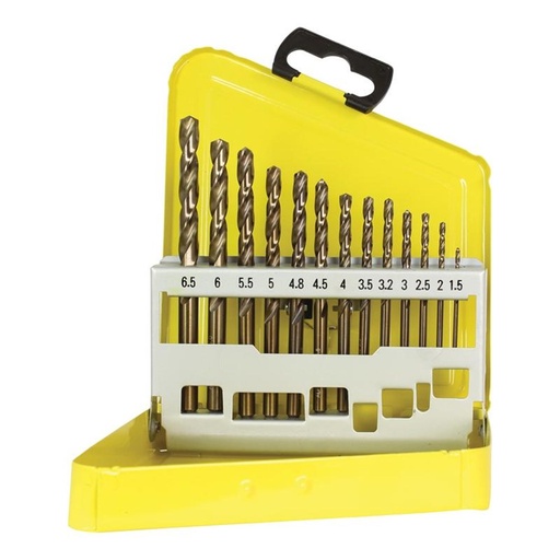 [170-SM13CO] 13 Piece | Alpha Cobalt Metric Drill Set