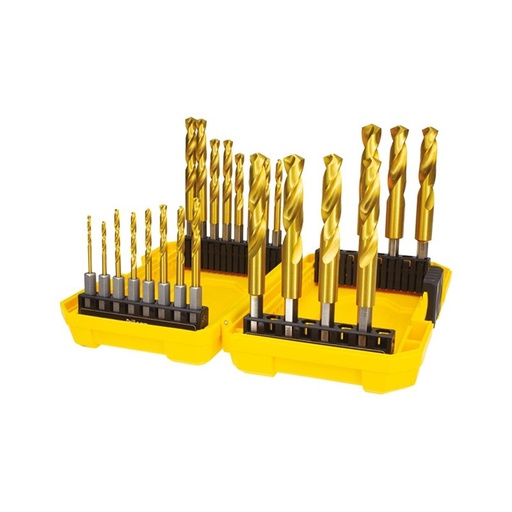 [170-SM23HPB] Alpha Gold Series Impact Hex Drill Set 23 Piece