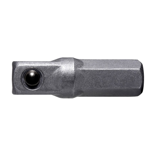[170-ADP14-25] Adapter 1/4in Hex - 1/4in Sq x 25mm
