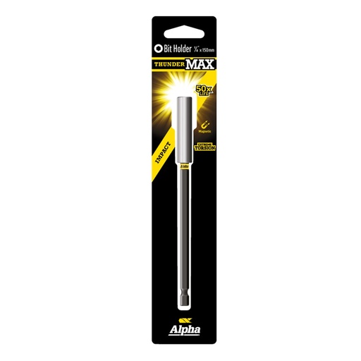 [170-CMBHC150SM] ThunderMax 1/4in x 150mm Impact Magnetic Bit Holder Carded