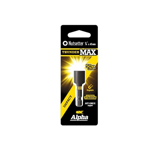 [170-CNS3845SM] ThunderMax 3/8in x 45mm Impact Magnetic Nutsetter Carded