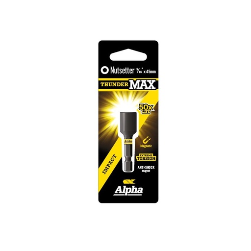 [170-CNS51645SM] ThunderMax 5/16in x 45mm Impact Magnetic Nutsetter Carded