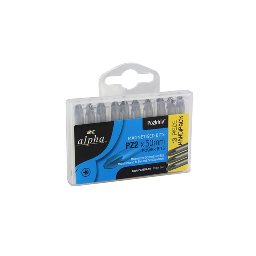 [170-PZ250SH] Pozi PZ2 x 50mm Power Bit - Handipack (x10)