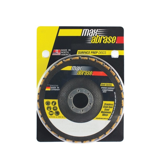 [170-CGHFD125] Flap Disc Hybrid 125mm Medium SCM Carded (Pk 1)