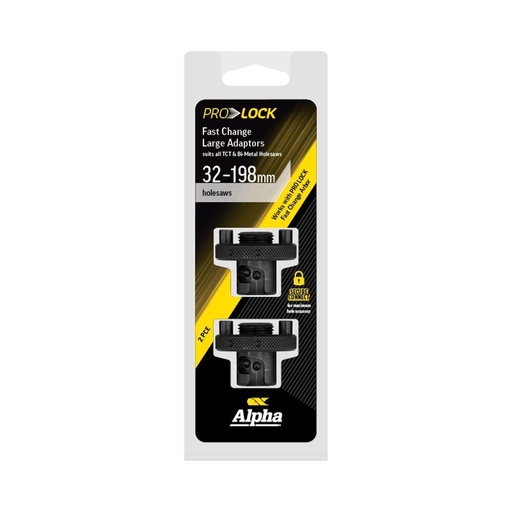 [170-ADP-2QC] Alpha Pro Lock Quick Change Large Adaptor Set (x2)