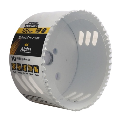 [170-HSV100B] 100mm Holesaw Bulk Wrapped