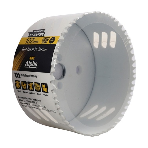 [170-HSV102B] 102mm Holesaw Bulk Wrapped