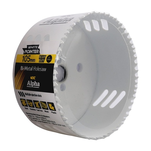 [170-HSV105B] 105mm Holesaw Bulk Wrapped