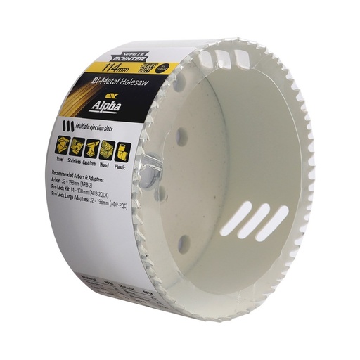 [170-HSV114B] 114mm Holesaw Bulk Wrapped