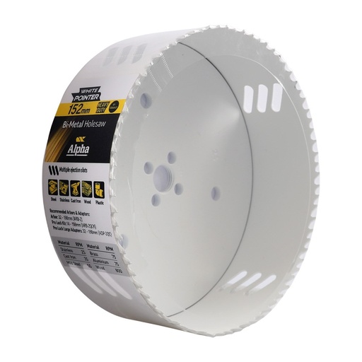 [170-HSV152B] 152mm Holesaw Bulk Wrapped