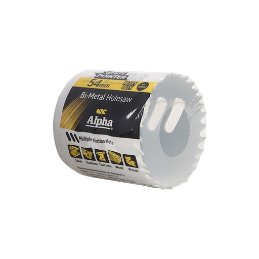 [170-HSV54B] 54mm Holesaw Bulk Wrapped
