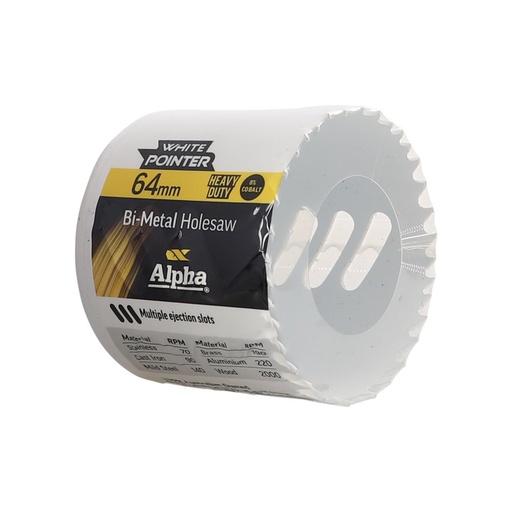 [170-HSV64B] 64mm Holesaw Bulk Wrapped