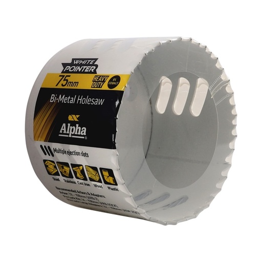 [170-HSV75B] 75mm Holesaw Bulk Wrapped