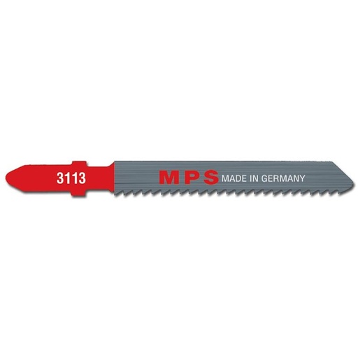 [170-J3113-5] Jig Saw Blade HSS, 75mm, 12 tpi, Wavy, Euro Shank (x5)