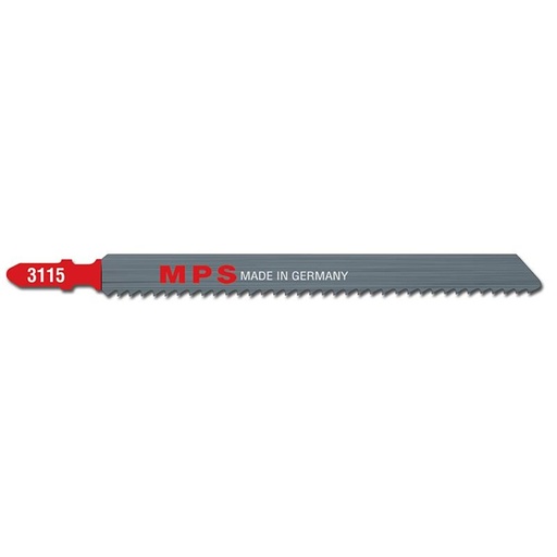 [170-J3115-5] MPS Jigsaw Blade HSS, 130mm, 12 tpi, Wavy, Euro Shank (x5)