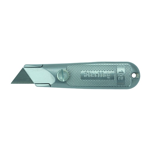 [170-102-2S] Ultra-Lap Silver Fixed Knife w/Thumlock