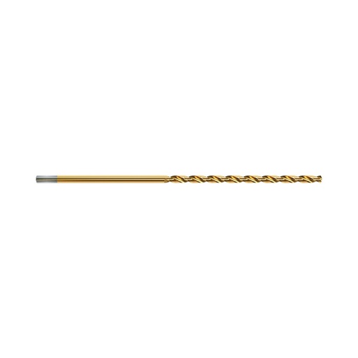 [170-9ELI964] 9/64in (3.57mm) Long Series Drill Bit - Gold Series (OAL 137mm)