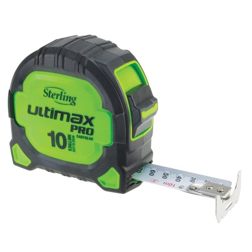 [170-TMFXE1027] Sterling Ultimax Pro Tape Measure Easyread: 10m Metric