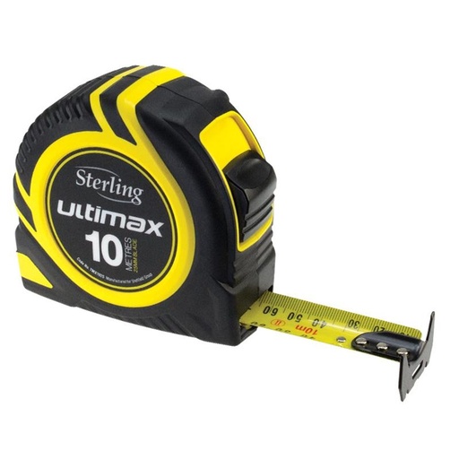 [170-TMX1025] Sterling Ultimax Tape Measure: 10m x 25mm Metric