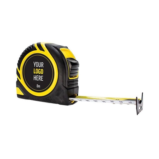 [170-TMX8025U] Sterling Ultimax Tape Measure 8m x 25mm Metric Unlabelled for Custom Labels