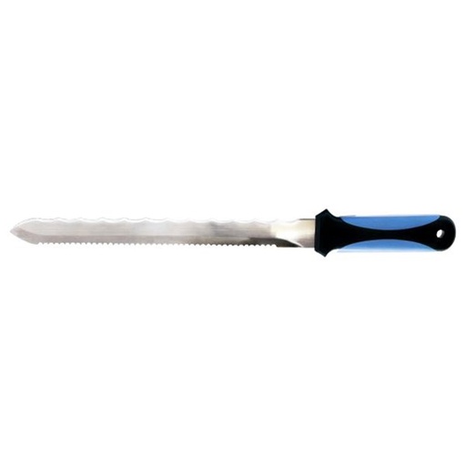 [170-58-559] Insulation Knife Plastic Handle Wave Pattern Blade 280mm Long