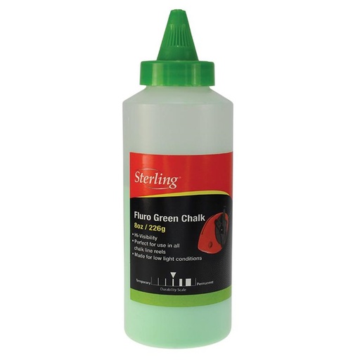 [170-CR-GREEN] Sterling Chalk Refill: Green 226g