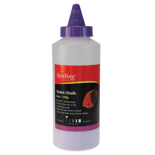 [170-CR-VIOLET] Sterling Chalk Refill: Violet 170g