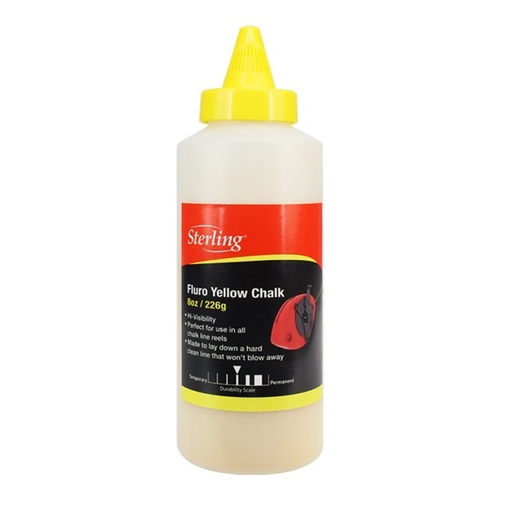 [170-CR-YELLOW] Sterling Chalk Refill: Yellow 226g