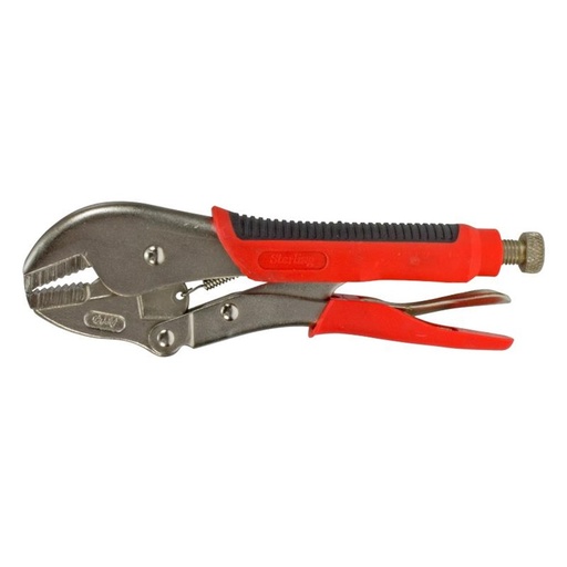 [170-LP010SR] Sterling Locking Pliers - 250mm, 10in - Straight Jaw  / Rubber Grip