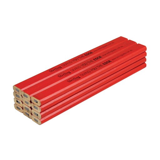[170-SCP01] Red STERLING Carpenters Pencil