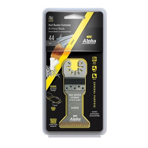 [170-A044BMT3] Nail Buster Extreme 44mm - Bi-Metal Multi-Tool Blade - 3 Pack