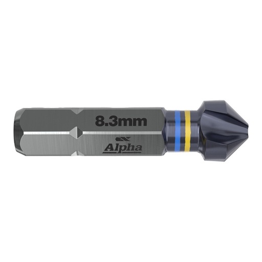 [170-CSAF3-8.3] 2 - 8.3mm | Onsite Plus Multi-Use 90 degree Countersink - 3 Flute