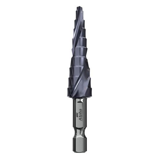 [170-9STQRM4-12SD] 4-12mm | Onsite Plus Step Drill - Spiral Flute