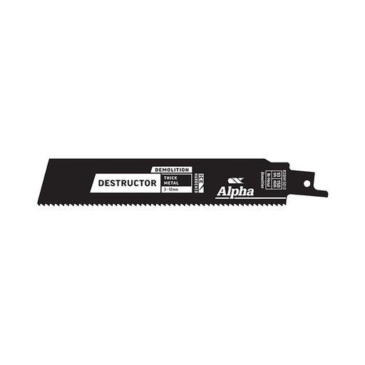 [170-RDDM15010-5] Destructor Demolition - Metal - Recip Blade, 10 TPI, 150mm - 5 Pack
