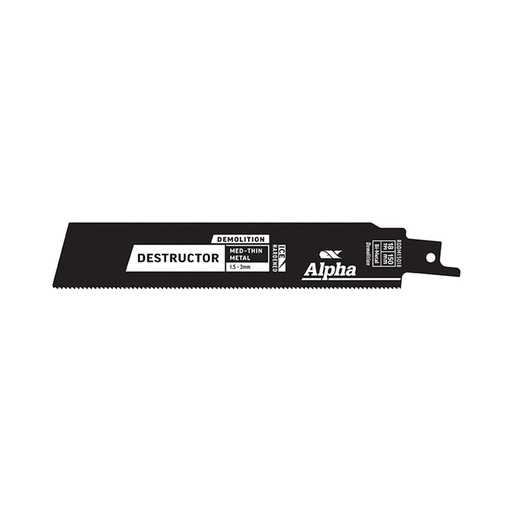 [170-RDDM15018-2] Destructor Demolition - Metal - Recip Blade, 18 TPI, 150mm - 2 Pack