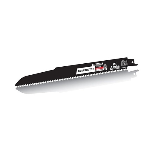 [170-RDDM2308-5] Destructor Demolition - Metal & Timber - Recip Blade, 8 TPI, 230x1.6mm - 5 Pack