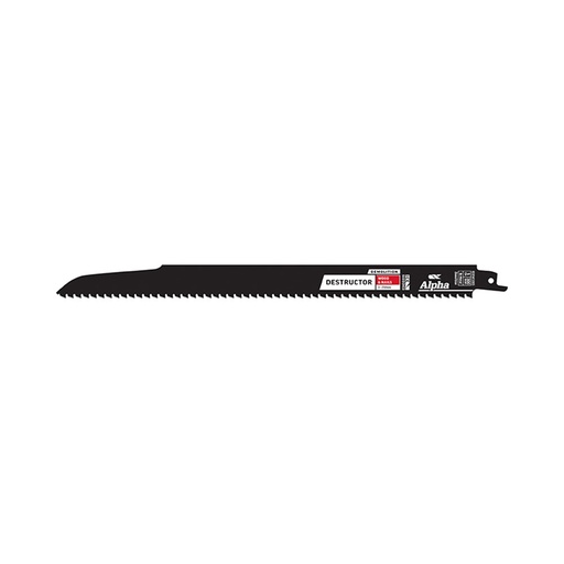 [170-RDDW3005-5] Destructor Demolition - Wood & Nails - Recip Blade, 5 TPI, 300mm - 5 Pack