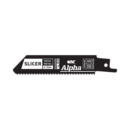 [170-RDSM10010-5] Slicer - Metal - Recip Blade, 10 TPI, 100mm - 5 Pack